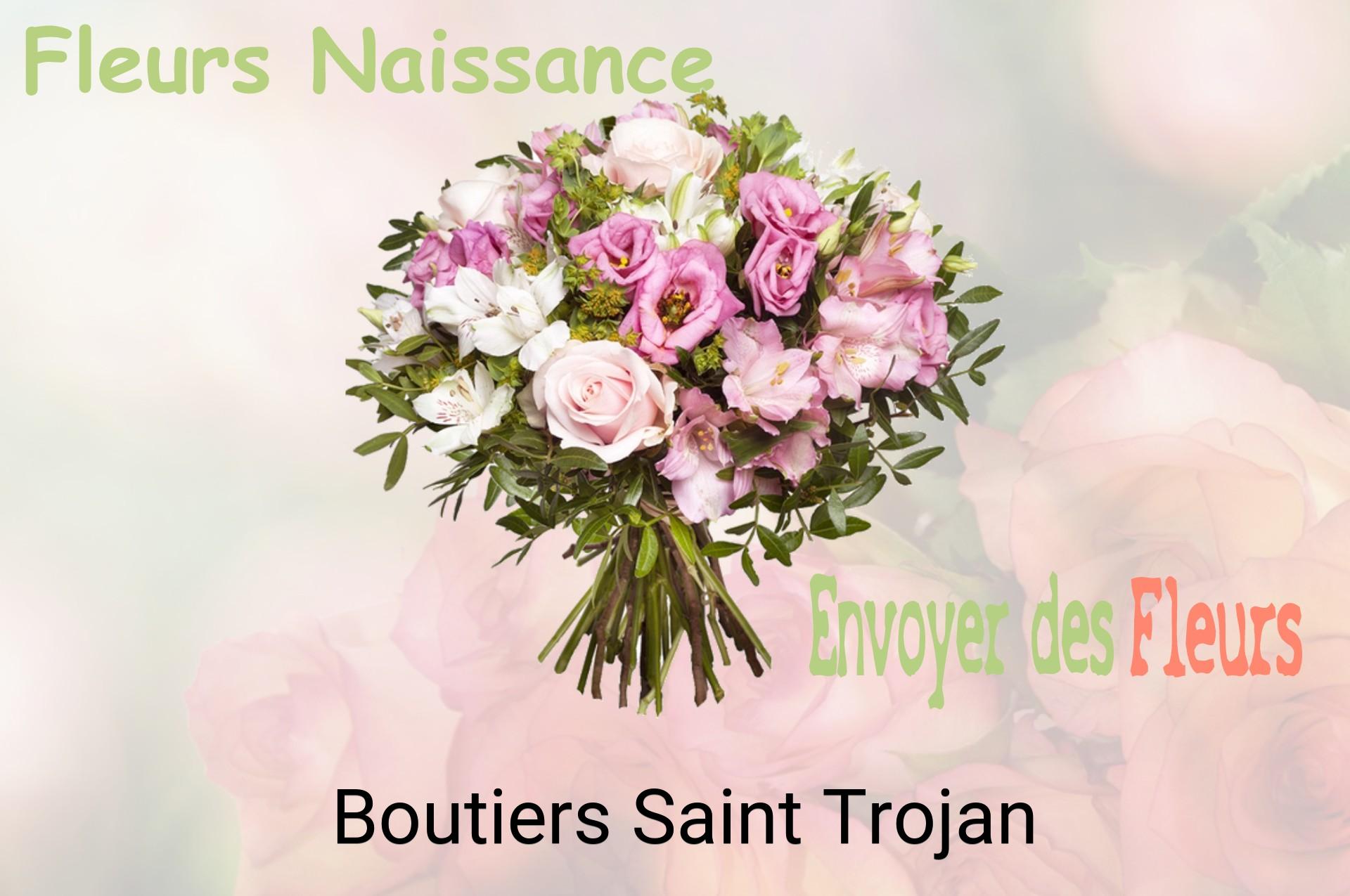 Bouquet de fleurs de naissance livré à Boutiers-Saint-Trojan